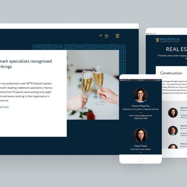 Properta – Impressive WordPress site supports brand development